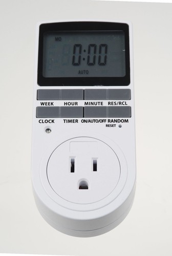 Interruttore presa timer - , lcd