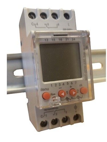 Din rail timer digitale - timer,